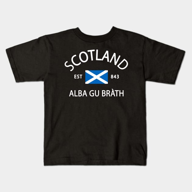 Funny Scotland & Scottish Kids T-Shirt by TeeUniverse